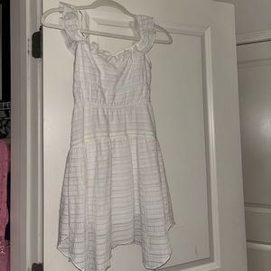 White target dress worn once no flaws